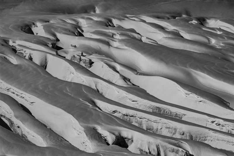 Crevasse sur la Mer de Glace