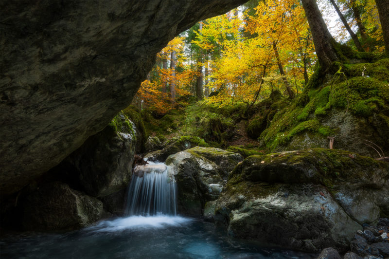 Le Fier en automne - Haute Savoie