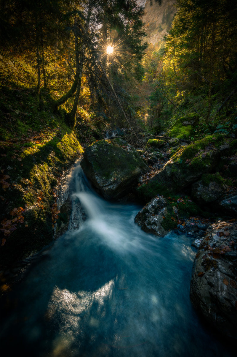 Le Fier en automne - Haute Savoie